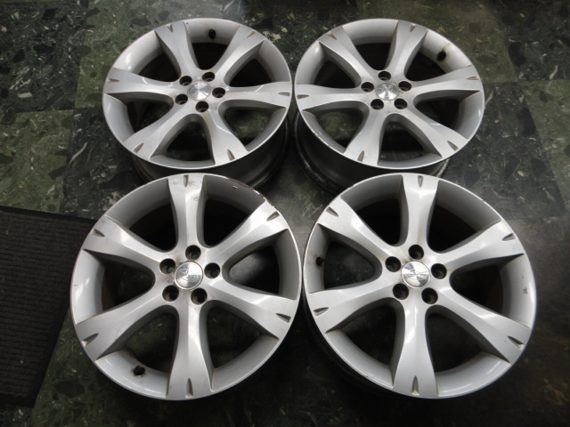 スバルレガシー等 17インチ5穴 純正アルミホイール(中古品)拍卖