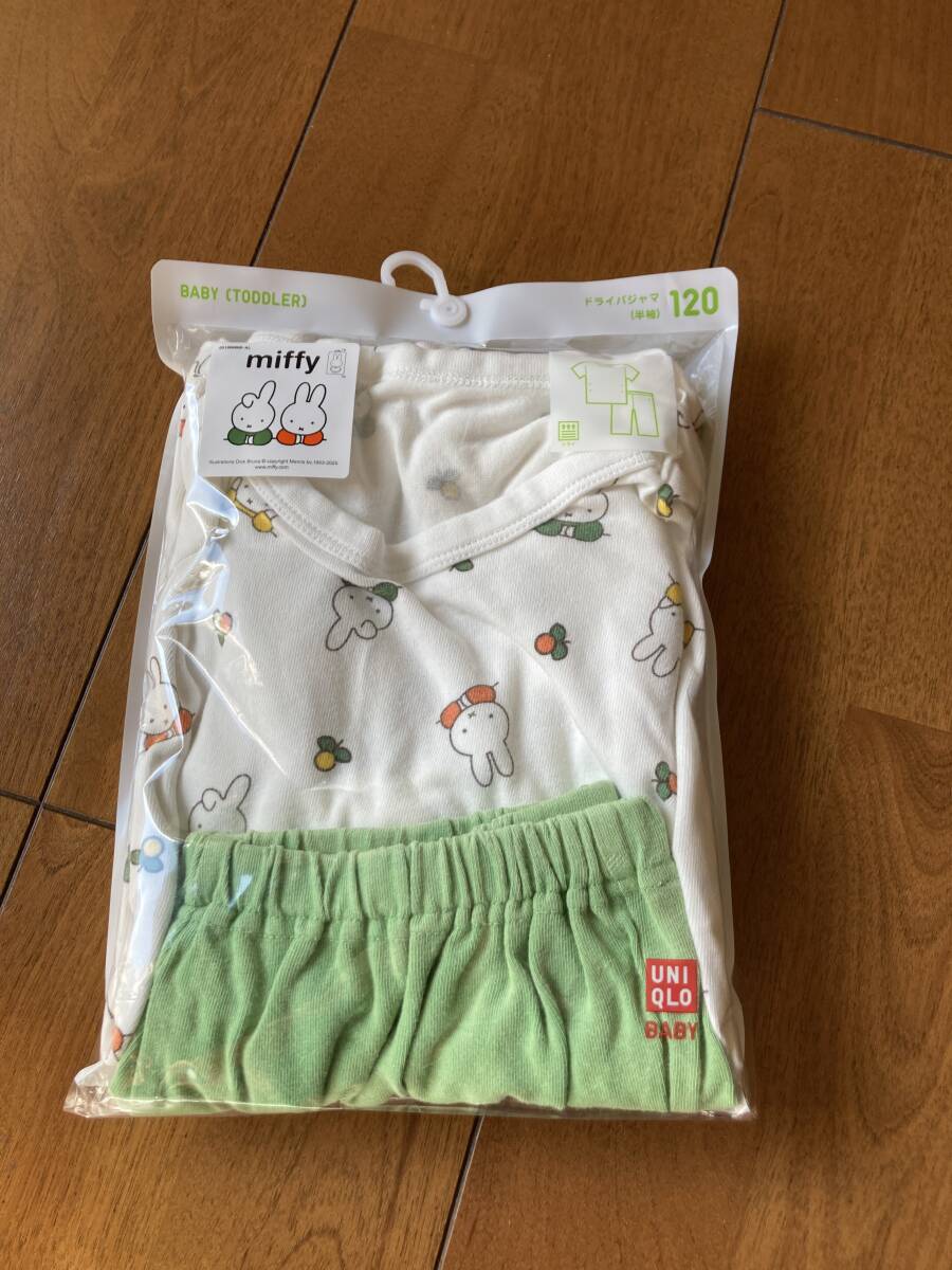 ユニクロ 半袖パジャマ キッズ 120 ミッフィ拍卖