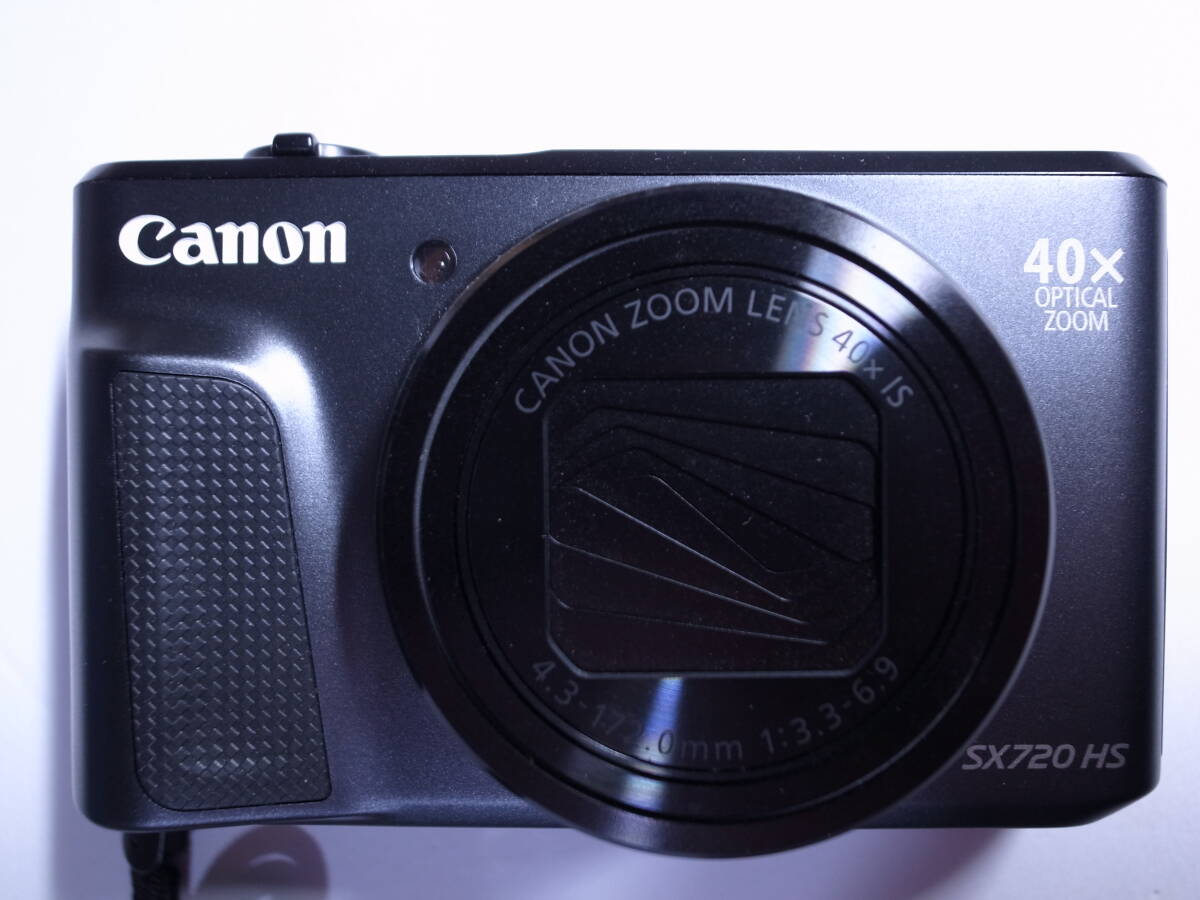【中古美品】キヤノン CANON PowerShot SX720 HS ブラック 純正バッテリー 社外USB充電器拍卖