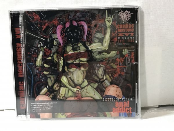 H810 CARDIAC NECROPSY - Sixxxteen Years Of Anal Addict【CD】ゴアグラインド グラインド デスメタル gore grind death拍卖