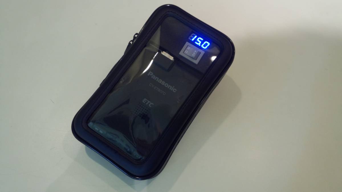 2307 ETC 軽登録 乾電池式 バイク ケース収納 シガー電源付 拍卖