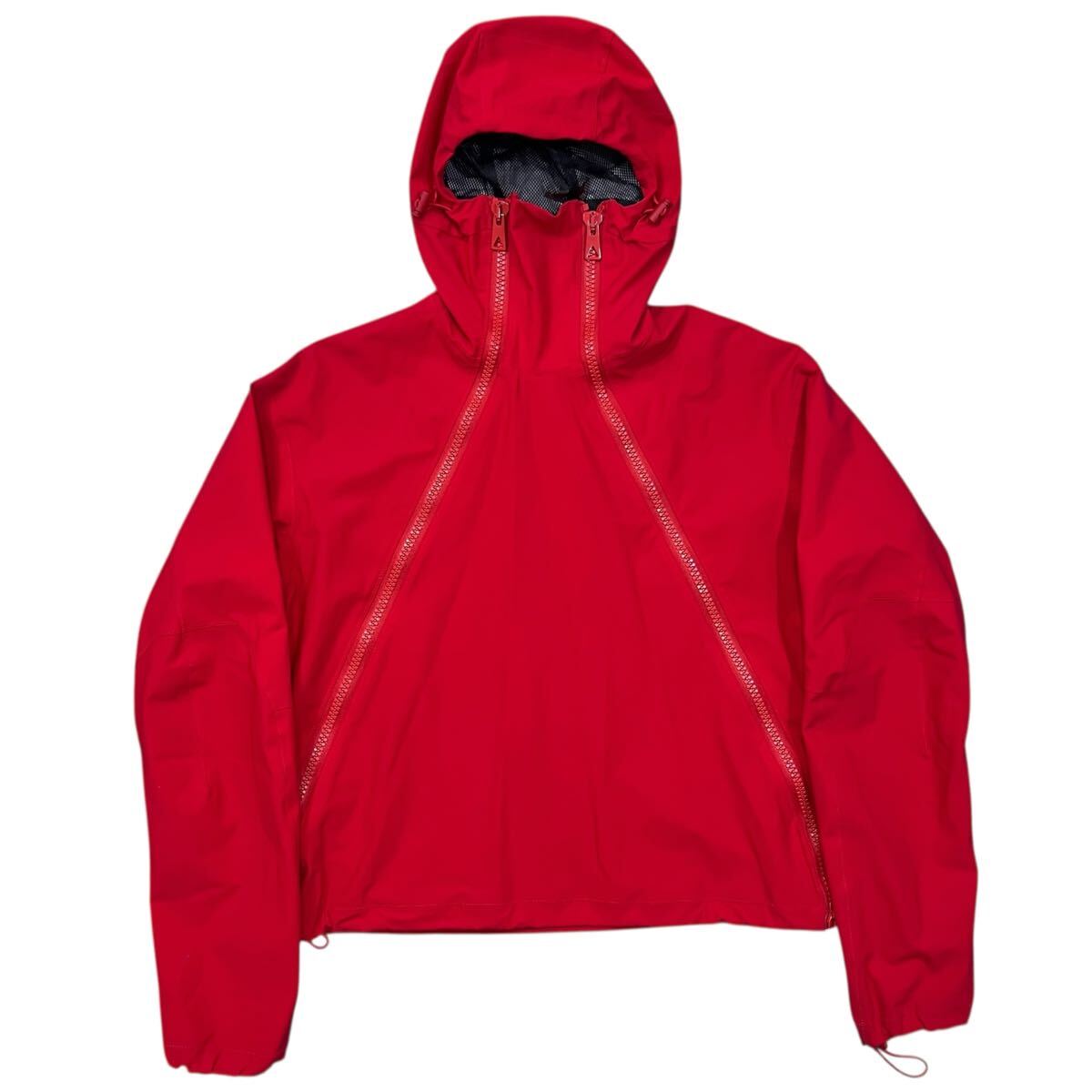 BOTTEGA VENETA 2022SS Zip Hooded Technical Jacket Red ボッテガ・ヴェネタ ダニエル・リー ジップ フーデッド テクニカルジャケット 拍卖