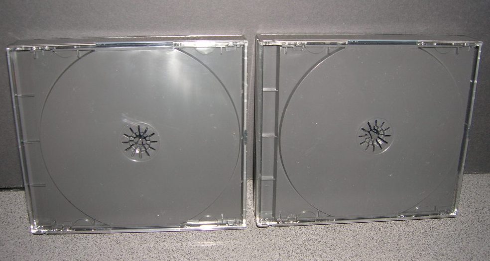 【同梱不可】★中古★2枚組用(厚み約2.4cm) CDプラケース 2枚セット拍卖