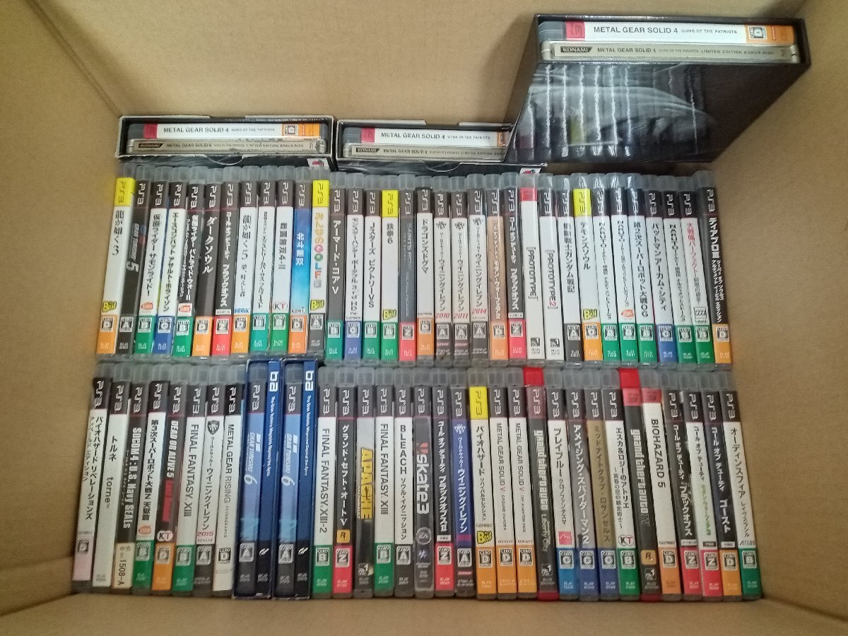 1円スタート ジャンク SONY PlayStation3 PS3 ソフト 105本 + ディスクのみ 40本 セット 大量 まとめ売り C2拍卖