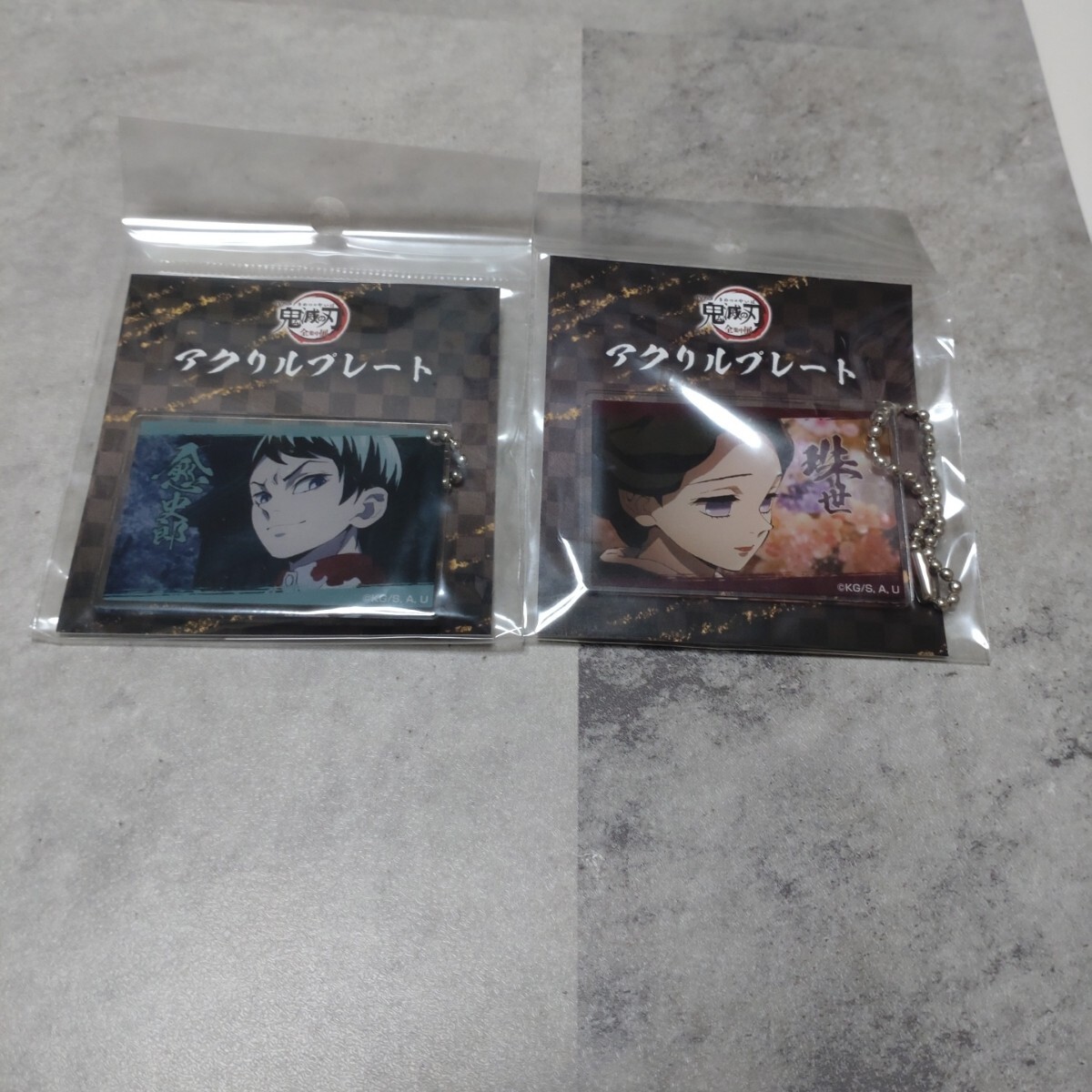 鬼滅の刃 アクリルプレート 愈史郎・珠世拍卖