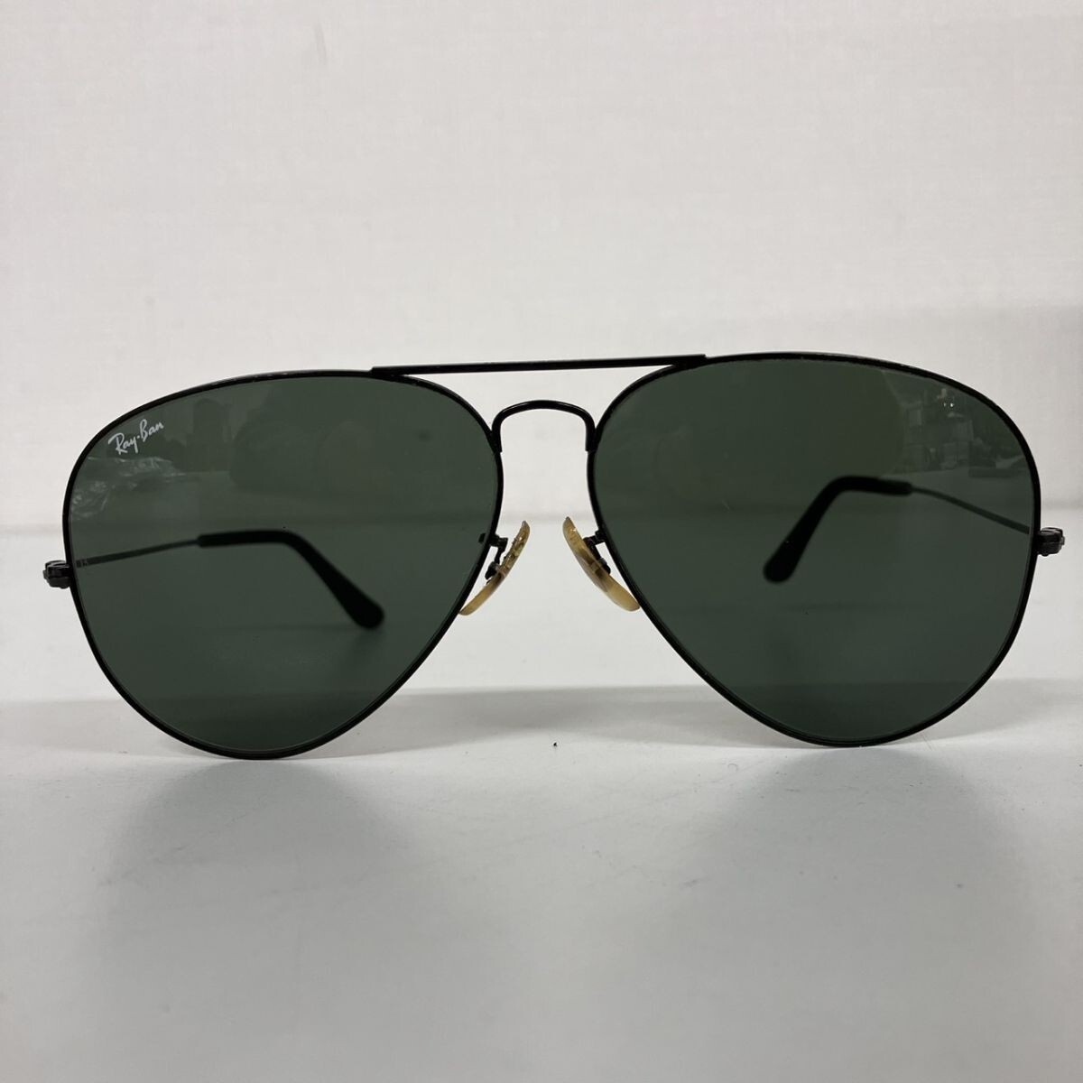 J370-NG15-318 ◎ Ray-Ban レイバン アビエーター クラシック サングラス B&L 62□14 145 ブラック メンズ 度なし NB拍卖