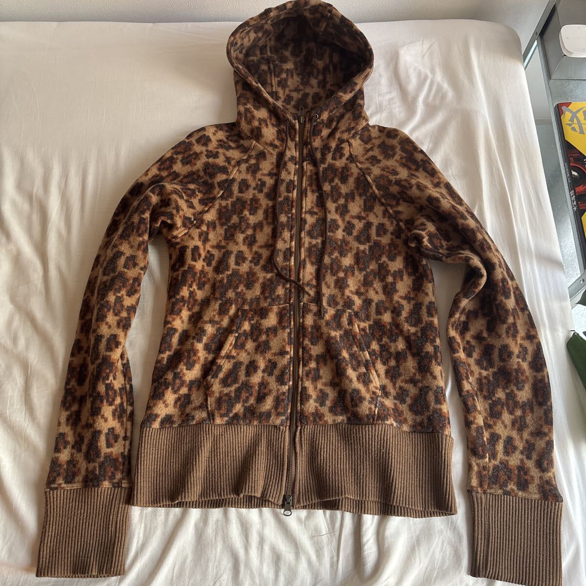beauty:beast 98aw デジタル迷彩 digital camo ヒョウ柄 ウールジップジャケット オリゾンティ ビューティービースト 裏原 archive size 3拍卖