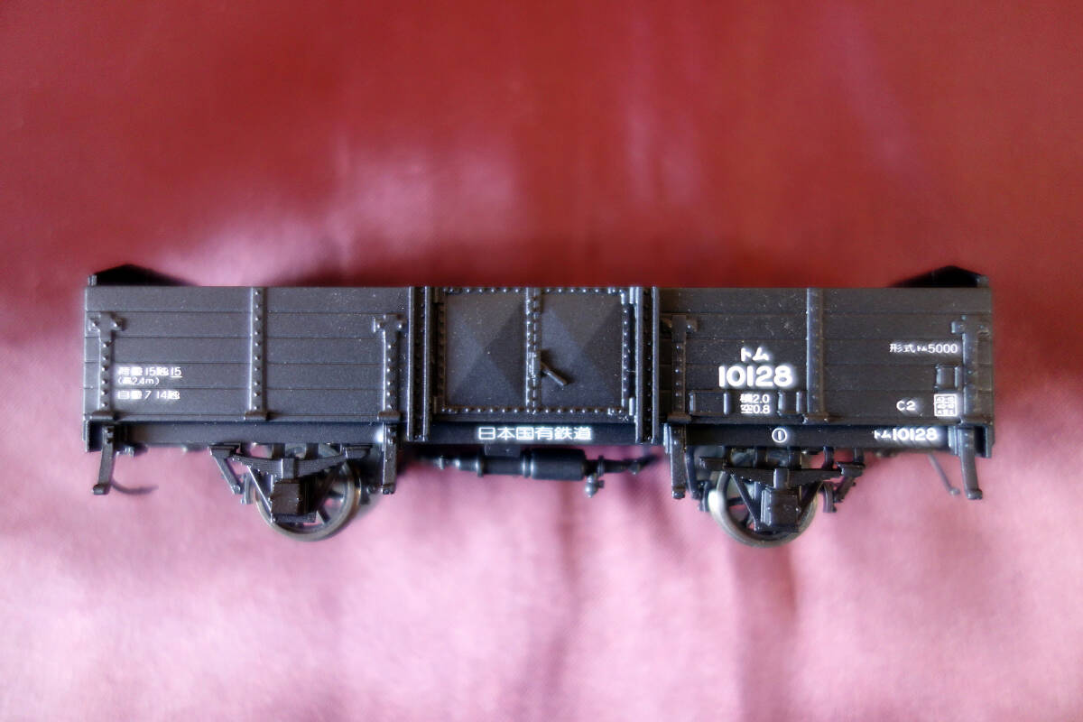 HOj (HO1067) | メーカー不明 国鉄 トム10128 無蓋車 貨車 重量43.55g ダイカスト製 現状品 外箱無拍卖