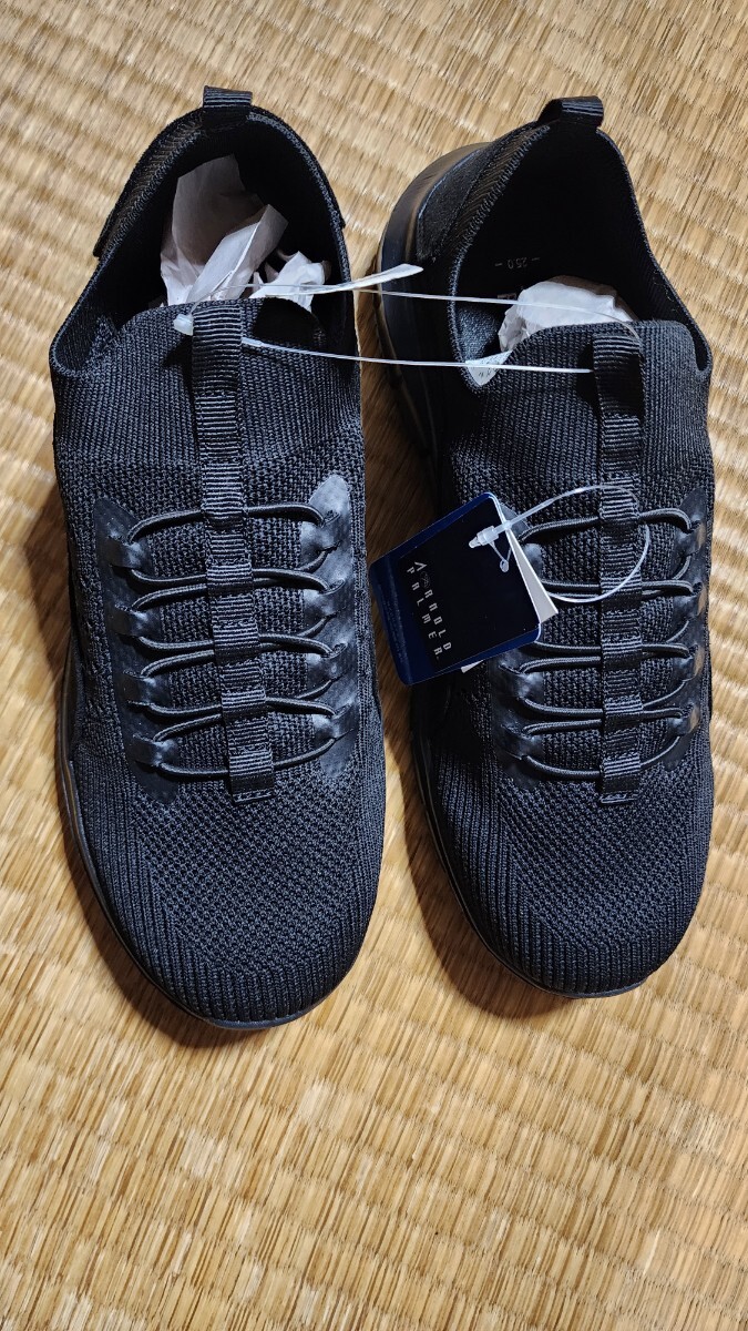 ARNOLD PALMER アーノルドパーマー ap0112 ブラック スニーカー メンズ 未使用 25.0cm拍卖