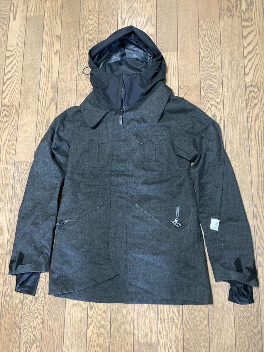 デサント スノーボード JACKET サイズS ダークグレー拍卖