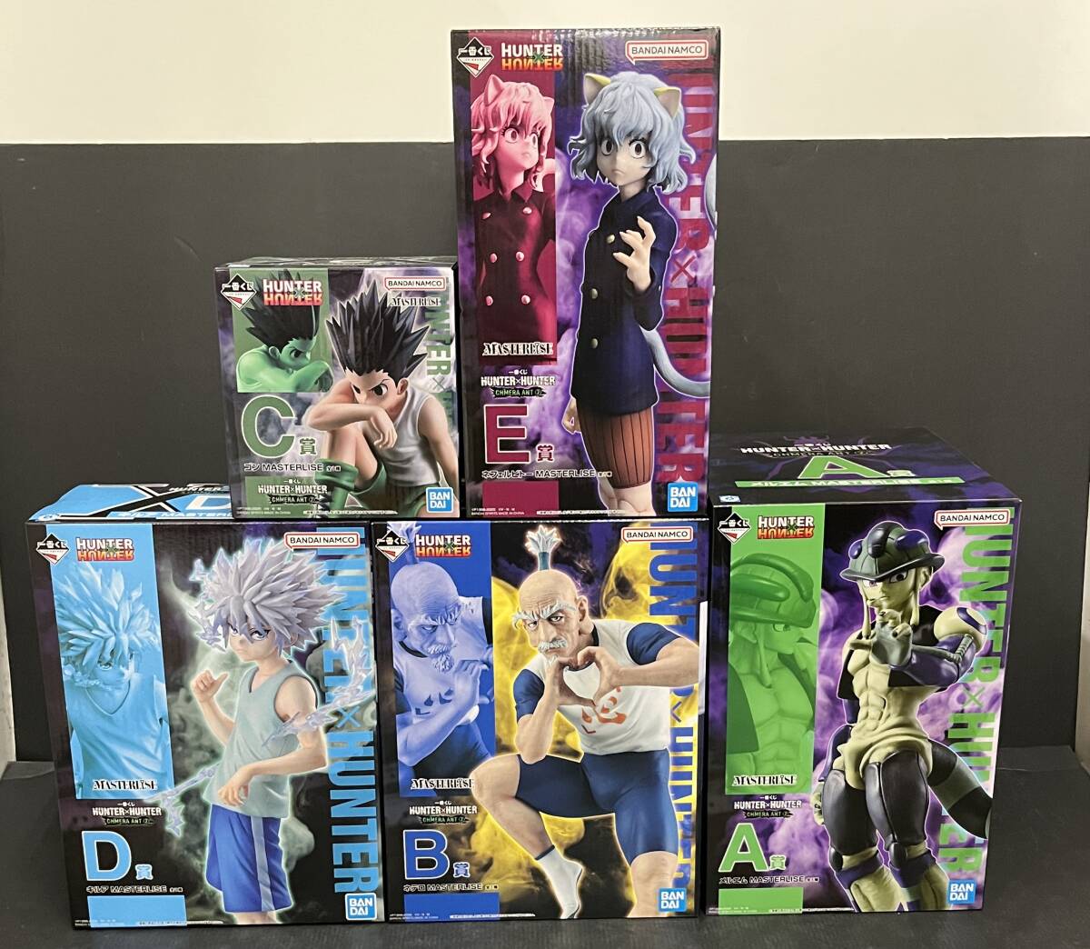 06w19688★1円~ 一番くじ HUNTERxHUNTER(A賞~E賞)5点セット【中古品】※未開封品拍卖