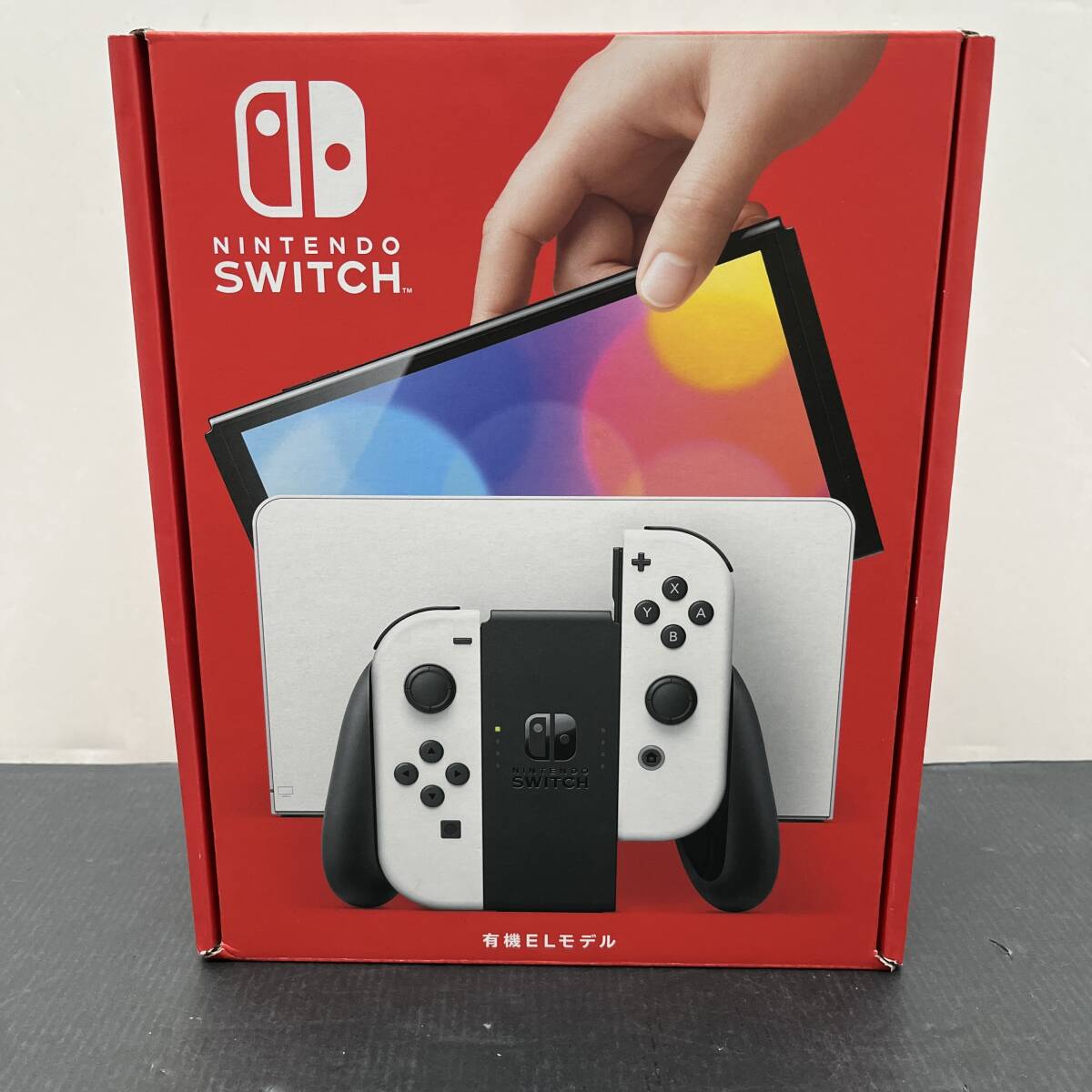 06w16145★1円~Nintendo Switch(有機ELモデル) ホワイト 本体 【中古品】拍卖