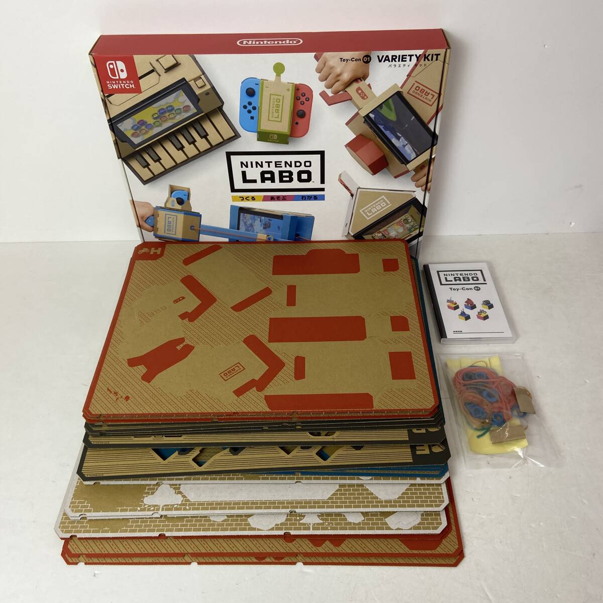 04wy14244〓【1円~】Switchソフト Nintendo Labo バラエティキット 【任天堂/Toy-Con/ニンテンドーラボ/一部使用済み】 中古品拍卖