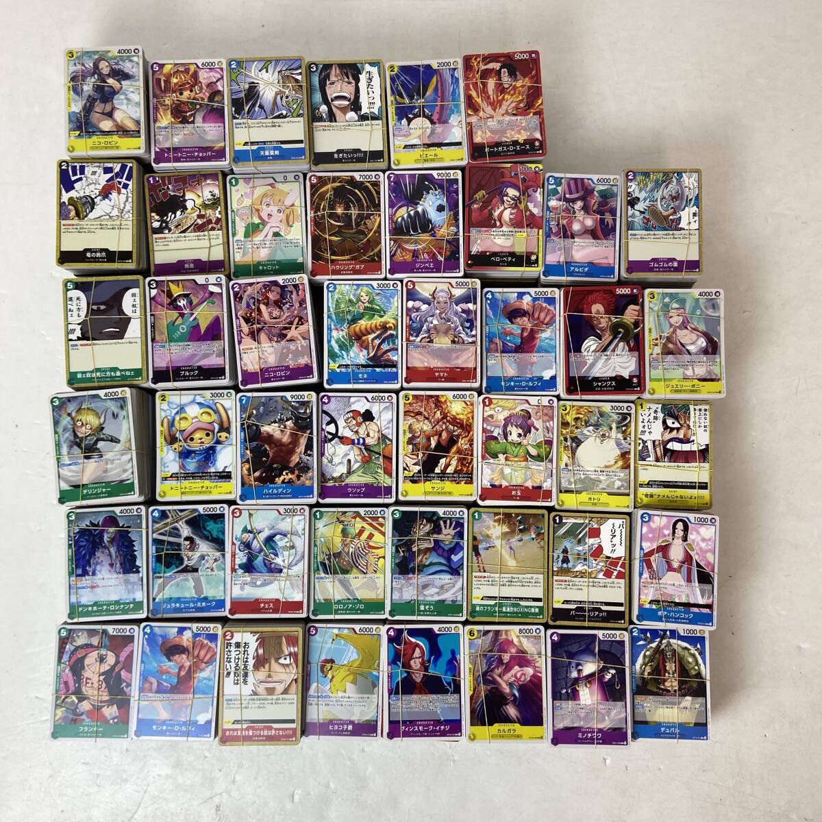 04wy9837●【1円~】ワンピースカードゲーム 大量まとめ売り 約13kg ルフィ エース シャンクス ロビン チョッパー ゾロ サンジ 他 中古品拍卖
