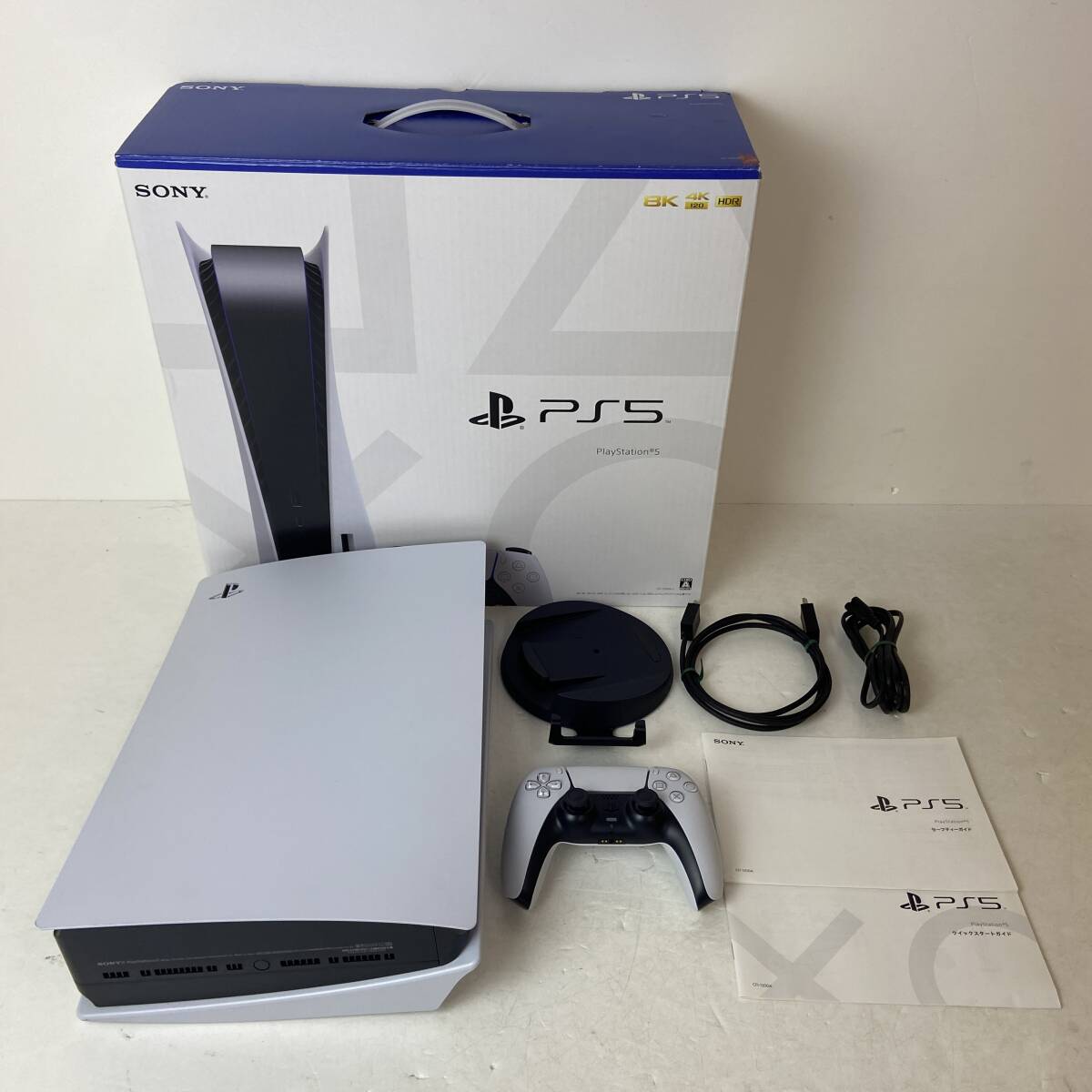 04wy14265〓【1円~】PlayStation 5本体 CFI-1200A 【Sony/825GB/プレイステーション/PS5/テレビゲーム機/光学ドライブ搭載】 中古品拍卖