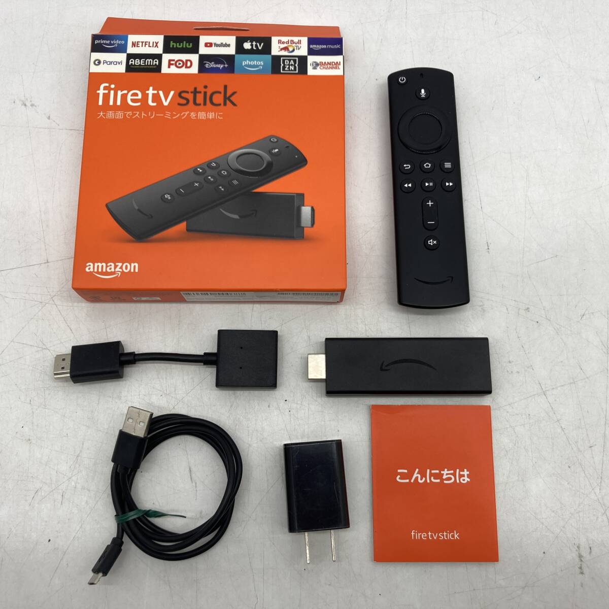04wy13911●【Amazon】アマゾン Firetvstick S3L46N ストリーミングサービス Primevideo NETFLIX Hulu Youtube Abema 中古品拍卖