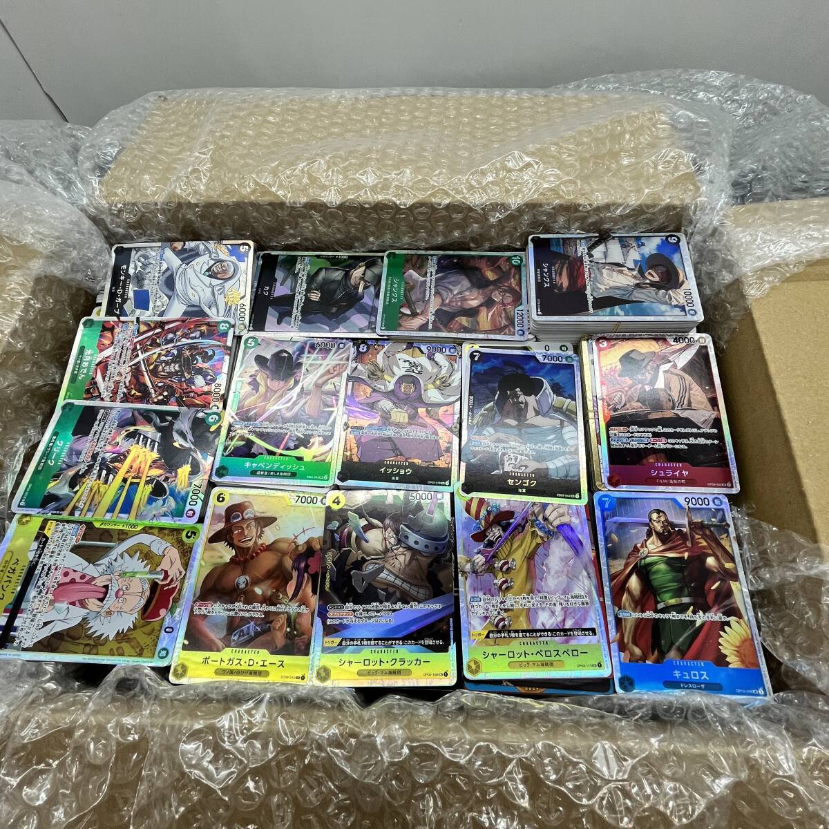 06w15784★1円~ ワンピースカード SR、SEC、★付有 含む ノーマルカード約9kg まとめ売り拍卖