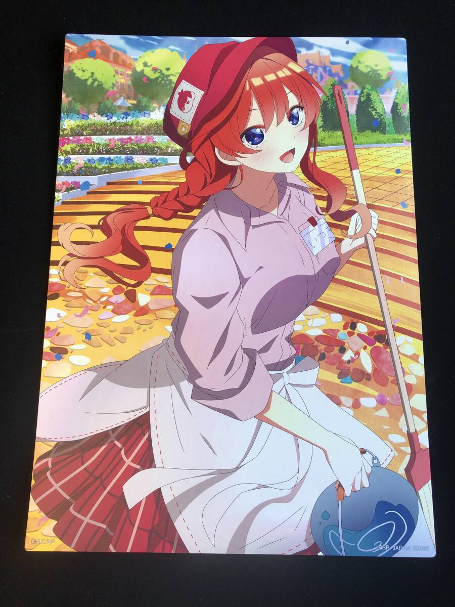 新品 五等分の花嫁 中野五月 イラストボード 大き目 拍卖