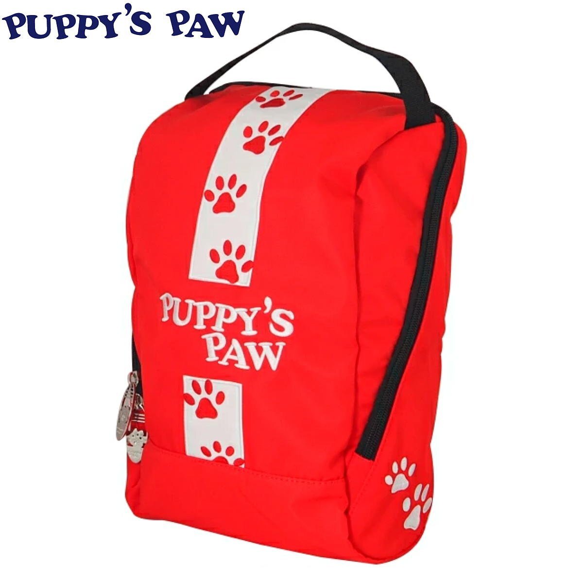 1円★PUPPY’S PAW 仔犬の肉球 PPSC-01 シューズケーズ(レッド)★送料無料★シューズバッグ★拍卖
