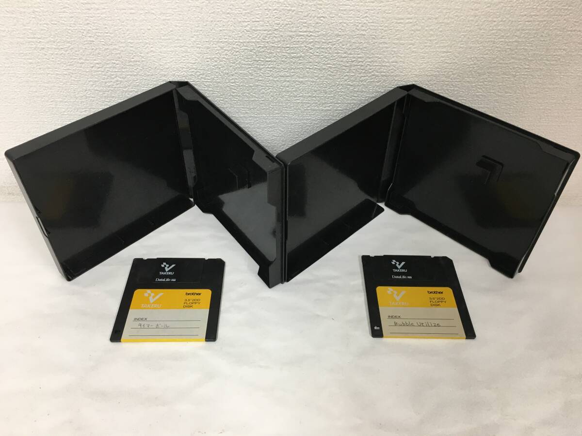 ●○H935 3.5インチ TAKERU ケース フロッピー 2本セット○●拍卖