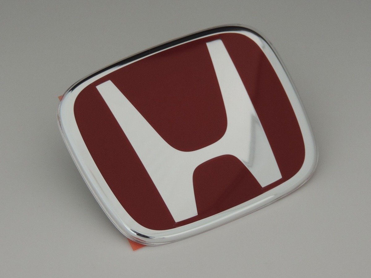 HONDA ホンダ純正 TYPE-R 用 レッドエンブレム ストリーム 約W86mm×H70mm ホンダエンブレム Hエンブレム Hマーク ホンダマーク 流用拍卖
