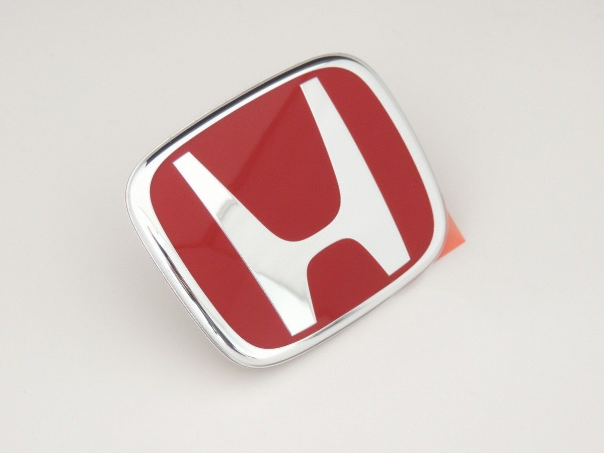 HONDA ホンダ純正 TYPE-R 用 レッドエンブレム ゼスト スパーク 約W65mm×H50mm ホンダエンブレム Hエンブレム Hマーク ホンダマーク 流用拍卖