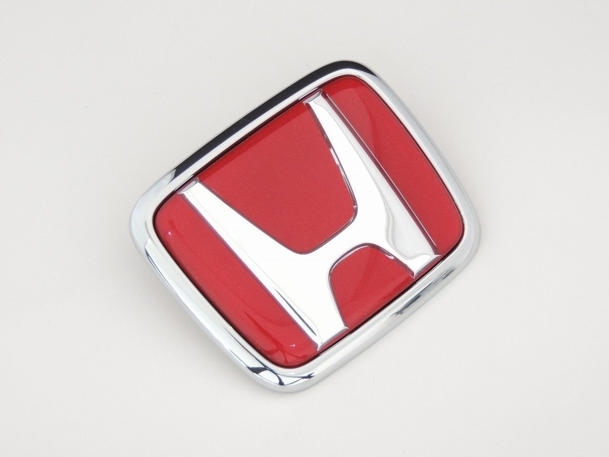 HONDA ホンダ純正 TYPE-R 用 レッドエンブレム 約W73mm×H60mm ホンダエンブレム Hエンブレム Hマーク ホンダマーク 流用拍卖