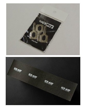 ICE Key アイス キー 3枚セット & ICE AID アイス エイド 4点セット 代引き不可 極細繊維不織布 導電性ポリマー 静電気除去 帯電防止拍卖