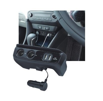 【 国内正規 トヨタ純正部品 】 ヤリス ・ ヤリスクロス 専用 USB + 増設ソケット ブルー イルミネーション付 簡単取付 電源ボックス拍卖