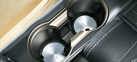 レクサス(LEXUS) 正規国内純正 ロゴ入り アルミカップホルダープレート 2個入 高級感アップ 適合車種は30系IS 10系NX 10系RC 10系CT拍卖