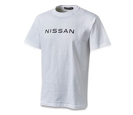 日産コレクション ニッサン Tシャツ ビッグロゴ ホワイト サイズ: L ファッション 白色 ティーシャツ ニッサン拍卖