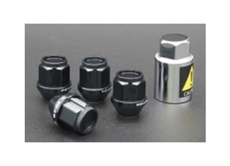 【新品】 INTER MILANO 超々ジュラルミン ロックナット ブラック M12×1.25 35mm 4本セット ニッサン スバル スズキ拍卖