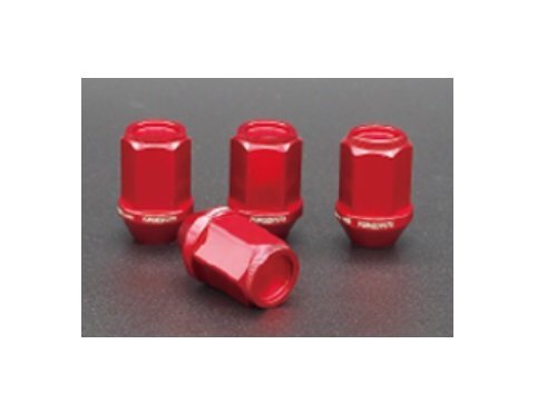 【新品】 INTER MILANO 超々ジュラルミンレーシングナット レッド M12×1.25 35mm 4本セット ニッサン スバル スズキ拍卖