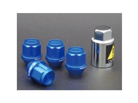 【新品】 INTER MILANO 超々ジュラルミン ロックナット ブルー M12×1.5 28mm 4本セット トヨタ ミツビシ ホンダ マツダ ダイハツ拍卖