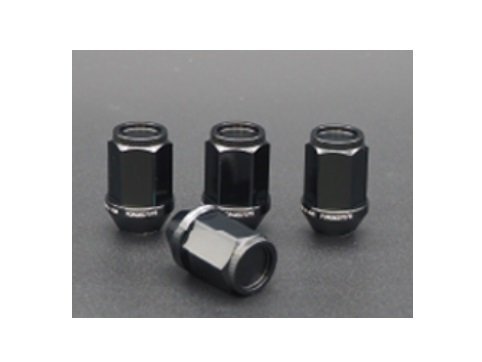 【新品】 INTER MILANO 超々ジュラルミンレーシングナット ブラック M12×1.25 35mm 4本セット ニッサン スバル スズキ拍卖