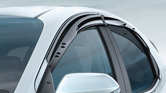 TRD トヨタ ヤリス GR スポーツサイドバイザー MXPH10 MXPH15 MXPA10 MXPA15 KSP210 2019.12~ フロント&リア4枚セット MS316-52012拍卖