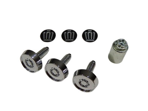 TOYOTA トヨタ純正 ナンバーロックボルト 3本SET クラウンロゴ入り 代引き不可商品 送料無料!拍卖