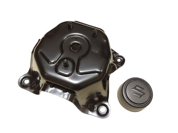 スズキ純正 ジムニー シエラ スペアタイヤ ブラケット & ホイール センターキャップ 2点セット ブラック 黒 83961-78R00-000拍卖