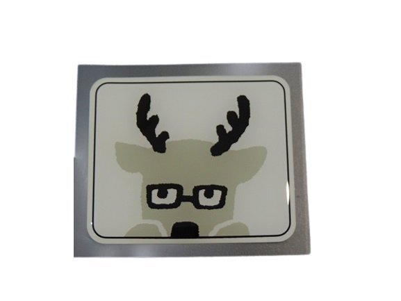 ダイハツ純正 バックドア ネームプレート カクカクシカジカ ステッカー ※代引き不可商品 ディーラーオプション品拍卖