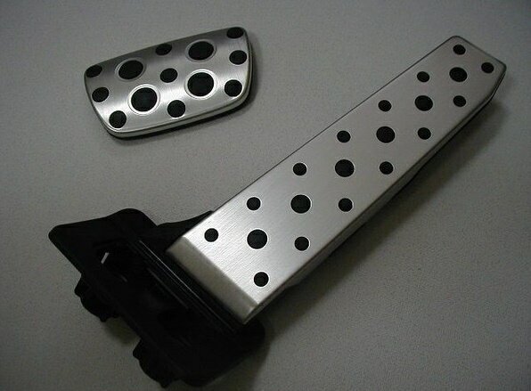 レクサス純正 30系IS F-SPORT用 アルミアクセルペダル& アルミブレーキペダルパット &ペダルレータカバー 3点セット 210系クラウン流用拍卖