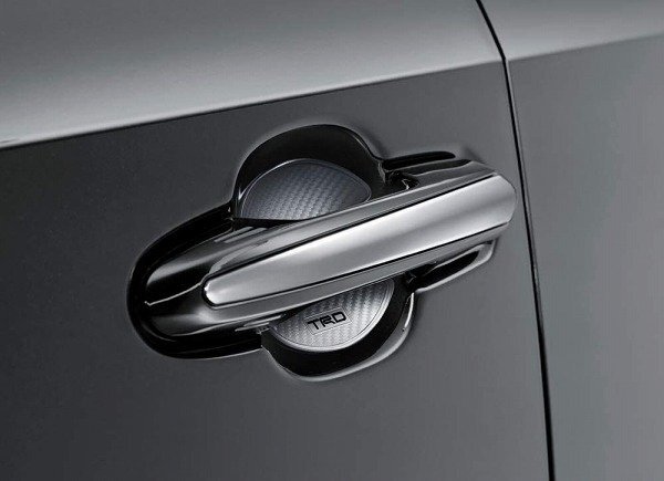 トヨタ TRD ドアハンドルプロテクター シルバー 2枚入り MS010-00030 エスクァイア フロントorリアドア対応 ※代引不可商品拍卖