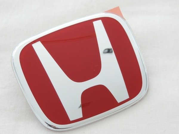 HONDA ホンダ純正 FK-8 シビック タイプR用 レッドエンブレム 約W105mm×H85mm ホンダエンブレム Hエンブレム Hマーク ホンダマーク拍卖