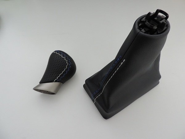 レクサス純正RC-F シフトノブブーツセット ブルーステッチ拍卖