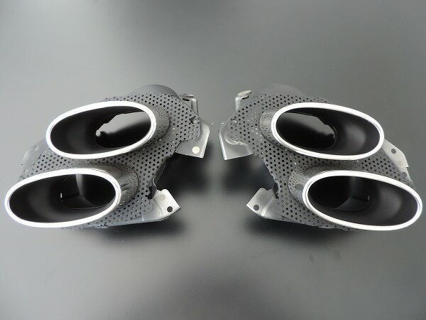 新品 レクサス LEXUS IS-F 純正 マフラーカッター 左右セット拍卖