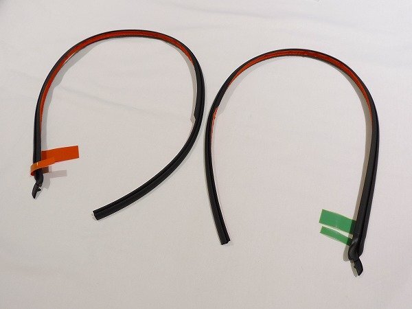 トヨタ純正 200系ランドクルーザー純正 ウェザーストリップ 左右セット 80系ハリアー リヤドア前側 ※代引き不可商品 流用 静音 防音 対策拍卖