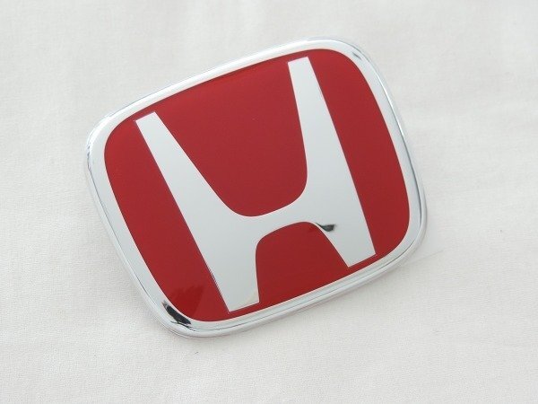 HONDA ホンダ純正 FK-2 シビック タイプR用 レッドエンブレム 約W85mm×H70mm ホンダエンブレム Hエンブレム Hマーク ホンダマーク拍卖