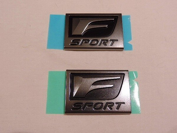 【新品・送料無料】 レクサス純正 RX500用 F-SPORT Fスポーツ フェンダー エンブレム 左右セット ※代引不可商品拍卖