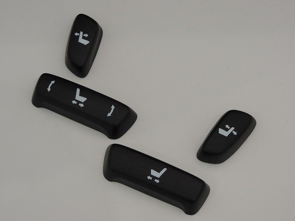 トヨタ純正 運転席&助手席 パワーシート リクライニング&スライド スイッチ 4個セット 流用可能 60系 ハリアー 代引き不可商品拍卖