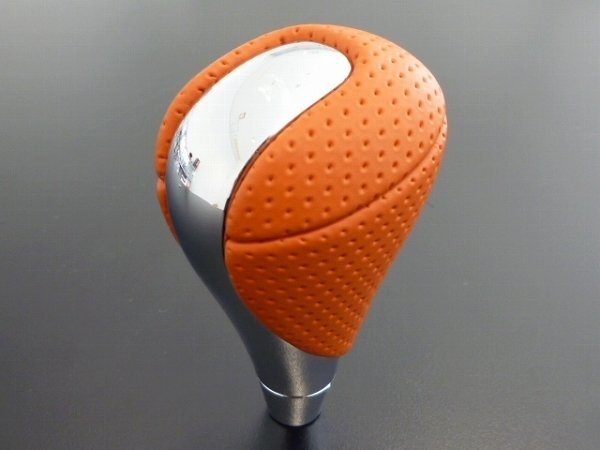 新品レクサス IS-F 純正シフトノブ パンチングレザー オレンジ拍卖
