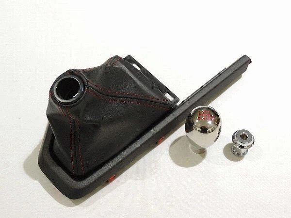★新品★ ホンダ純正 S660用 6速 MT車用 チタン製 シフトノブ & シフトブーツ 2点セット ディーラーオプション ( レッドステッチ )拍卖
